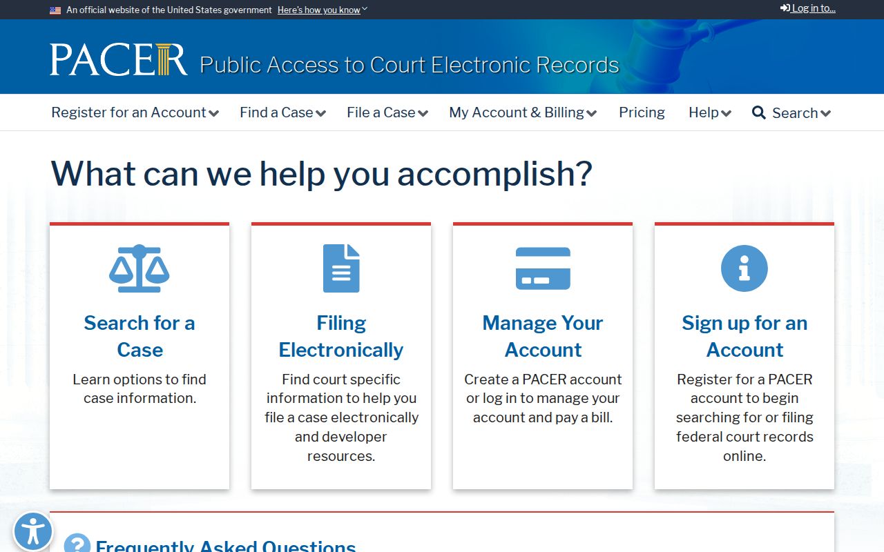 PACER federal court case search for Metcalfe County records